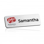 Name Badge | Brushed Silver